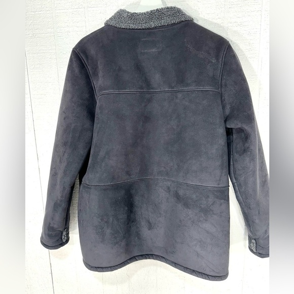 Lauren faux swede jacket winter coat black size S - Picture 5 of 13